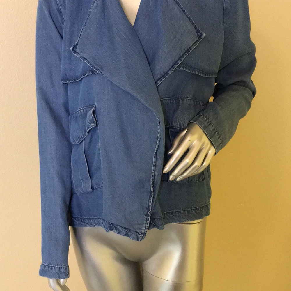Splendid Soft Denim Chambray Jacket - image 5